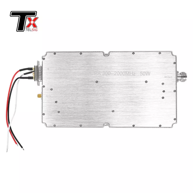 ကျယ်ပြန့် -band Power Amplifier 300-2000 MHz module 50 သည် signal source မပါပဲ